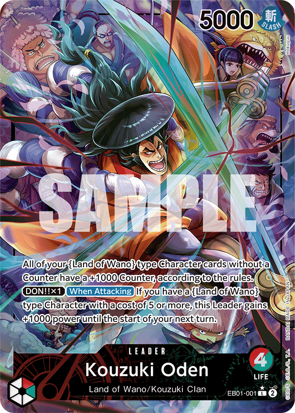 Kouzuki Oden (Alternate Art) EB01-001