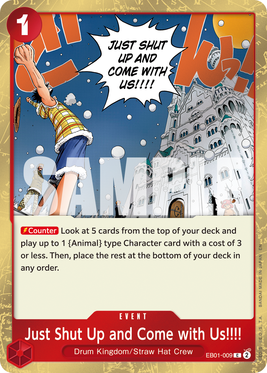 Just Shut Up and Come with Us!!!! (Pirate Foil) EB01-009