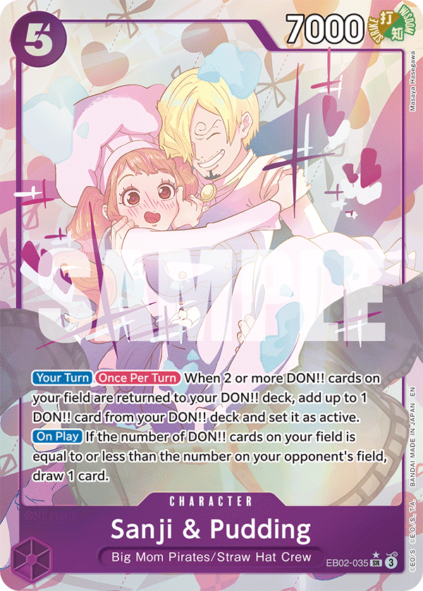 Sanji & Pudding (Alternate Art) EB02-035