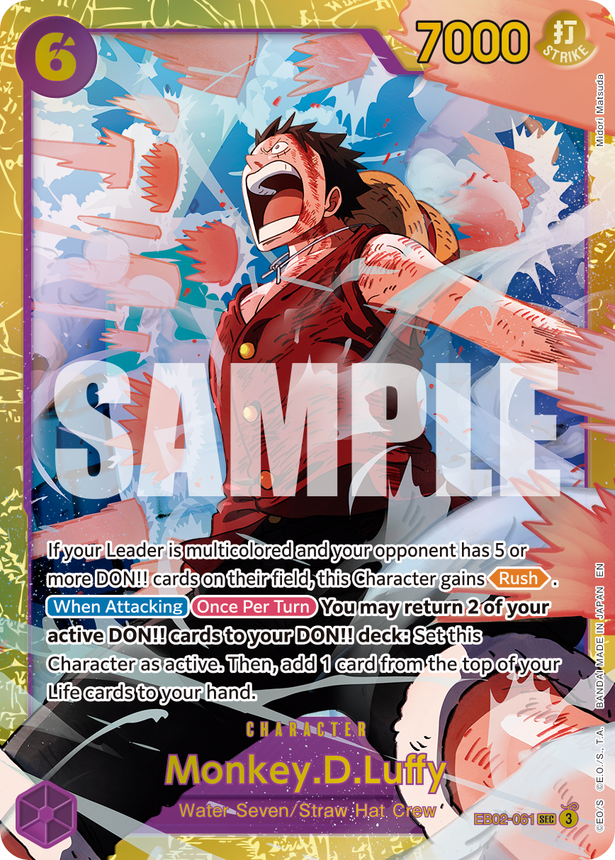 Monkey.D.Luffy - EB02-061 (Reprint) EB02-061