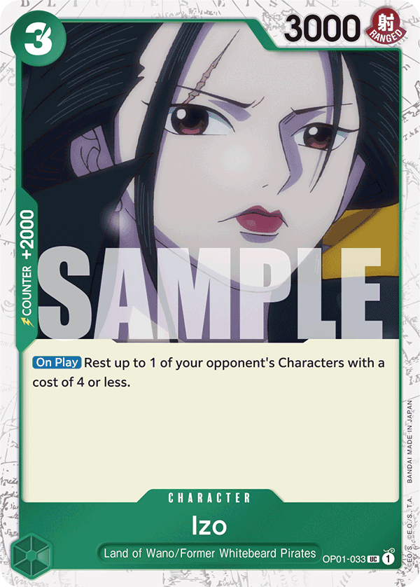 Izo (OP01-033) (Jolly Roger Foil) OP01-033