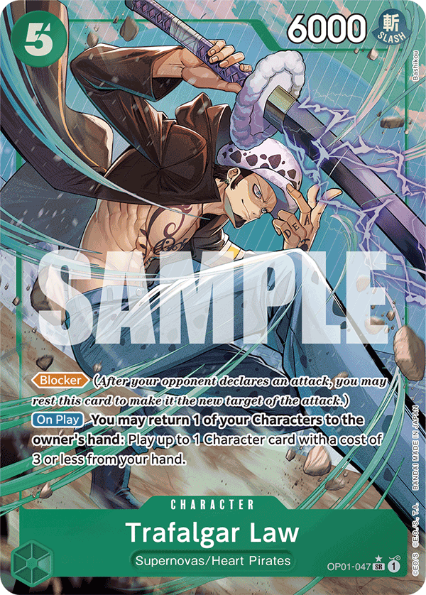 Trafalgar Law (OP01-047) (Alternate Art) OP01-047