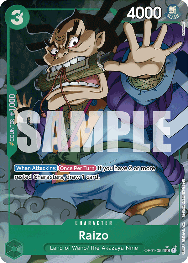 Raizo (Full Art) OP01-052