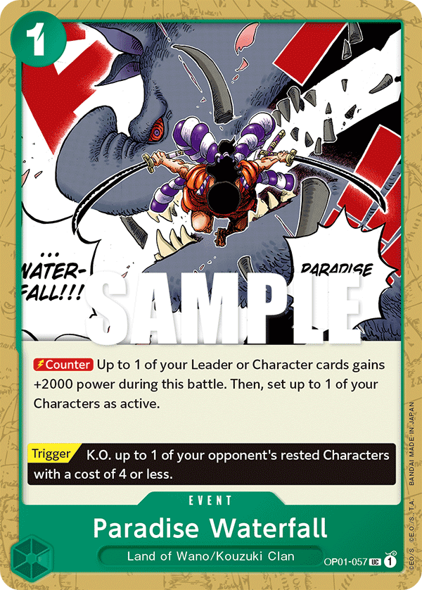 Paradise Waterfall OP01-057
