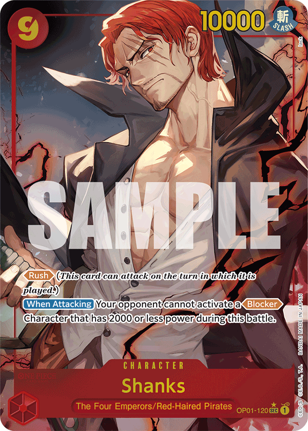 Shanks (OP01-120) (Alternate Art) OP01-120