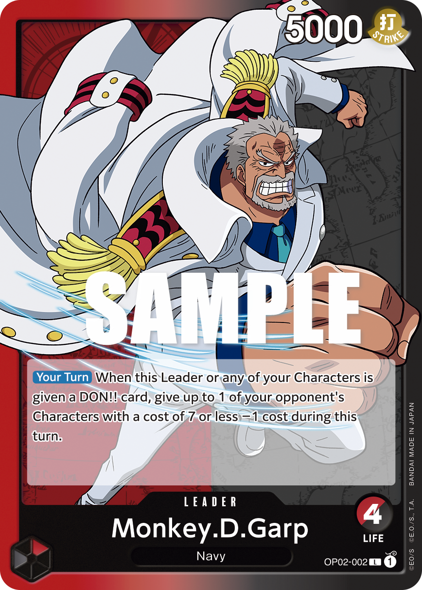Monkey.D.Garp (002) OP02-002