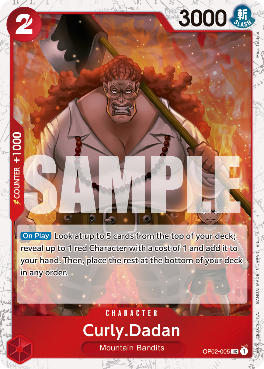 Curly.Dadan (Pirate Foil) OP02-005