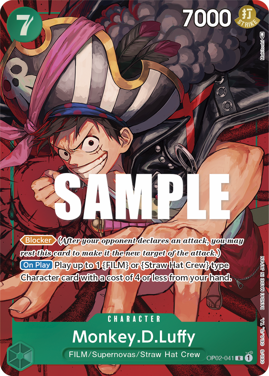 Monkey.D.Luffy (041) (Alternate Art) OP02-041