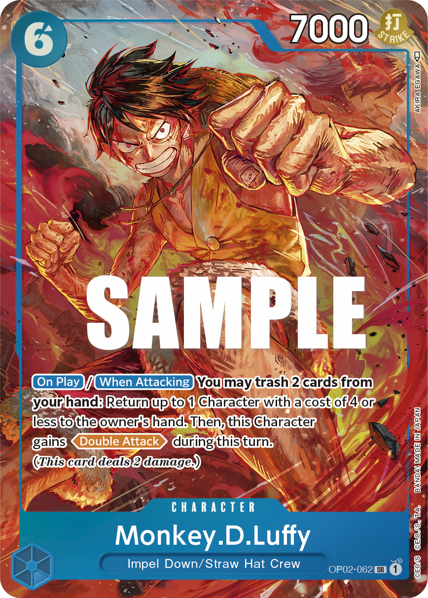 Monkey.D.Luffy (062) (Alternate Art) OP02-062