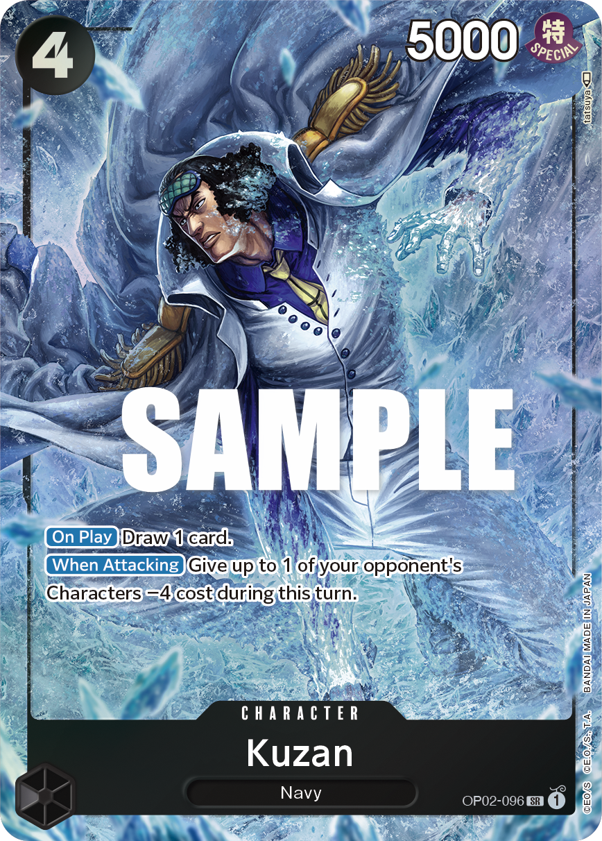 Kuzan (096) (Alternate Art) OP02-096