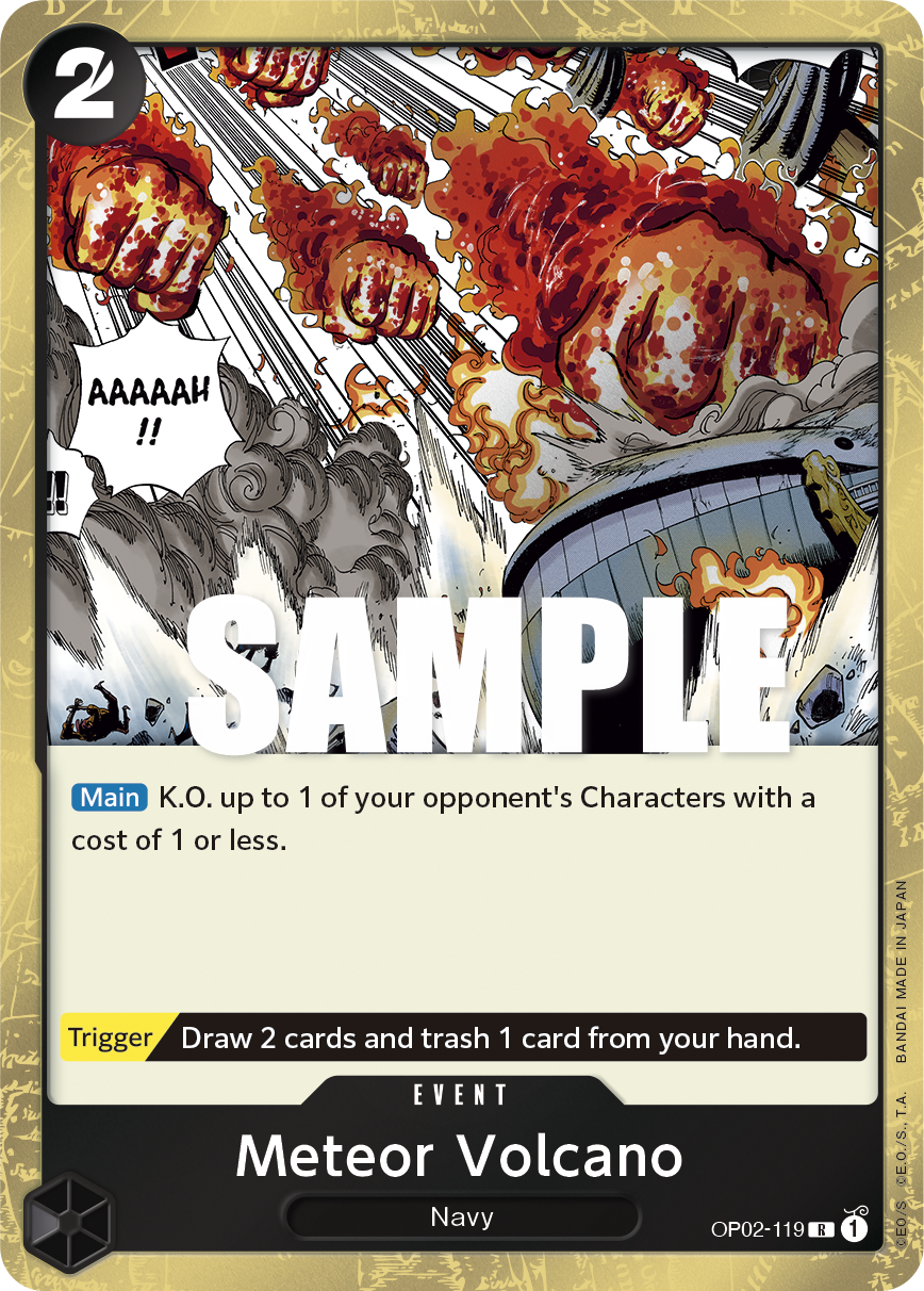 Meteor Volcano OP02-119