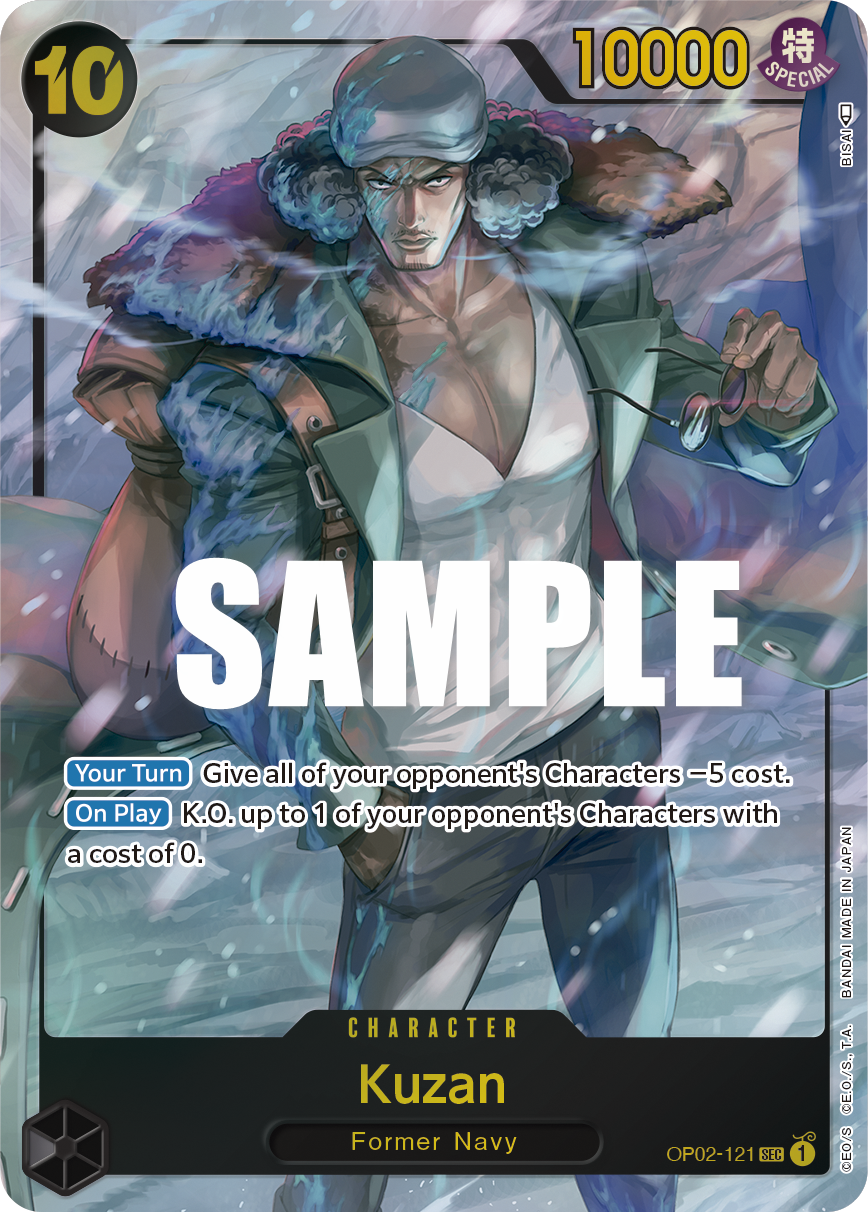 Kuzan (121) (Alternate Art) OP02-121