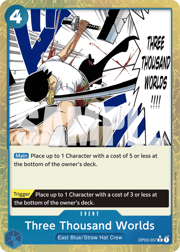 Three Thousand Worlds (Textured Foil) OP03-057