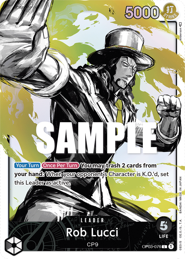 Rob Lucci (076) (Alternate Art) OP03-076