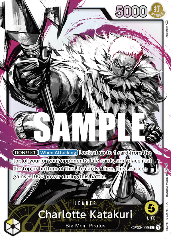 Charlotte Katakuri (099) (Alternate Art) OP03-099
