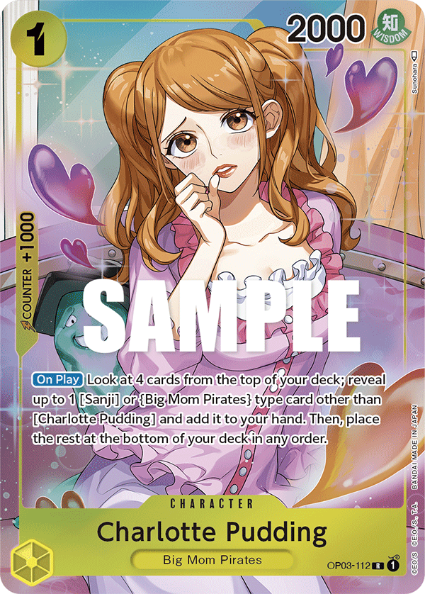 Charlotte Pudding (Alternate Art) OP03-112