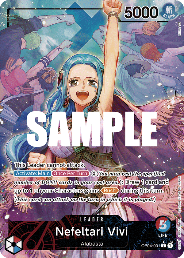 Nefeltari Vivi (001) (Alternate Art) OP04-001