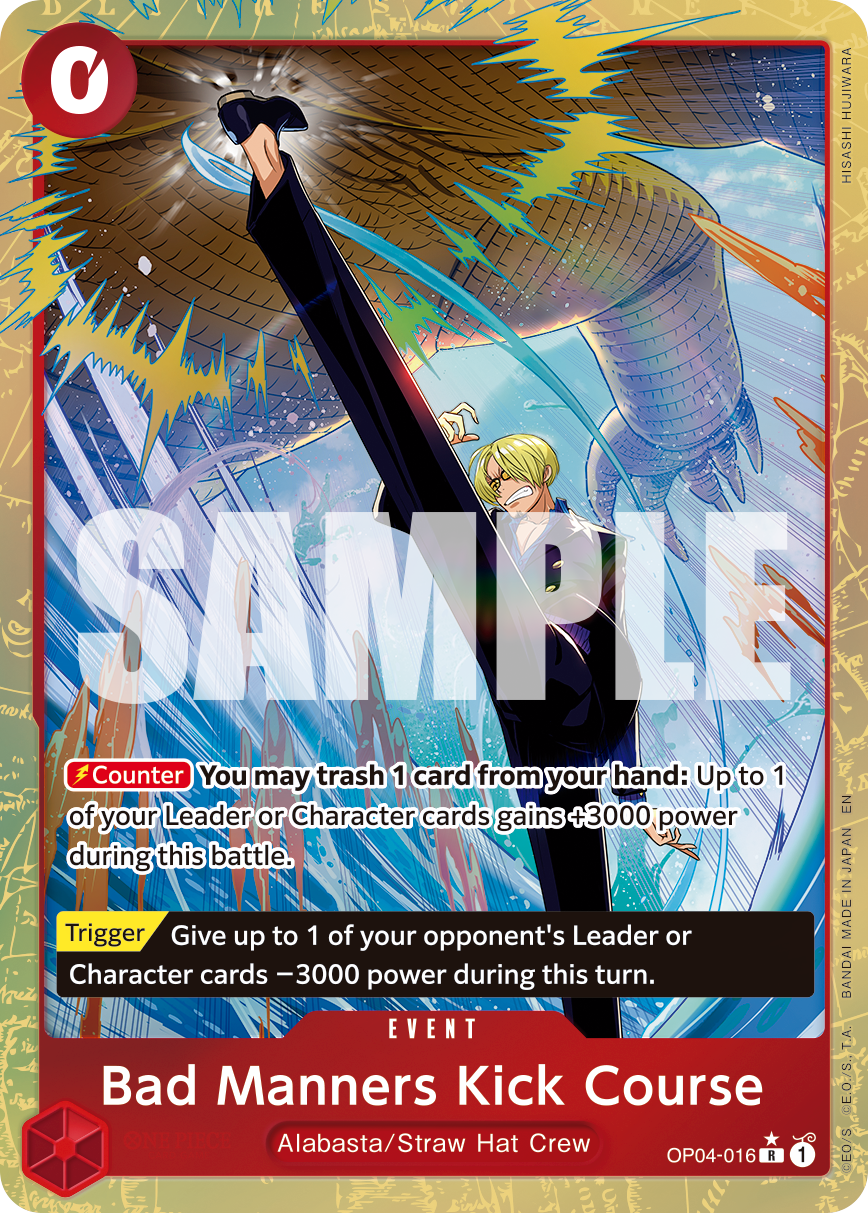 Bad Manners Kick Course (Alternate Art) OP04-016