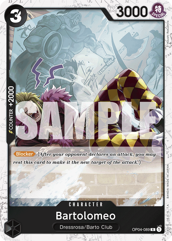 Bartolomeo (OP04-089) (Jolly Roger Foil) OP04-089