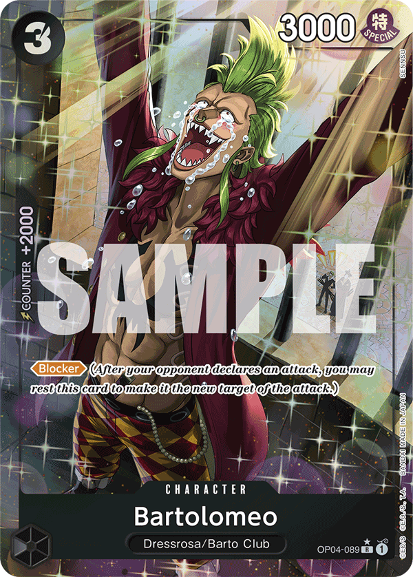 Bartolomeo (OP04-089) (Alternate Art) OP04-089