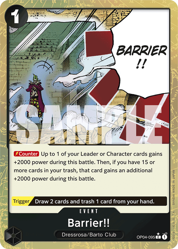 Barrier!! (Textured Foil) OP04-095