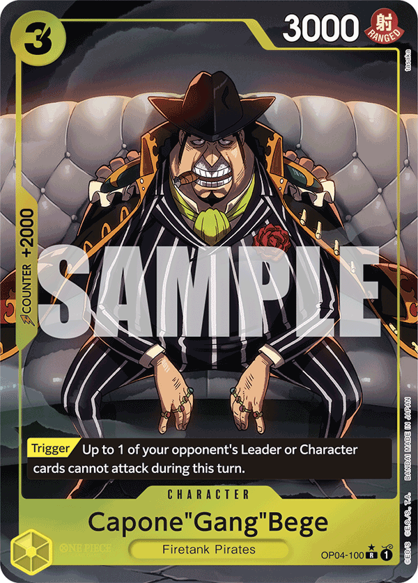 Capone"Gang"Bege (OP04-100) (Alternate Art) OP04-100