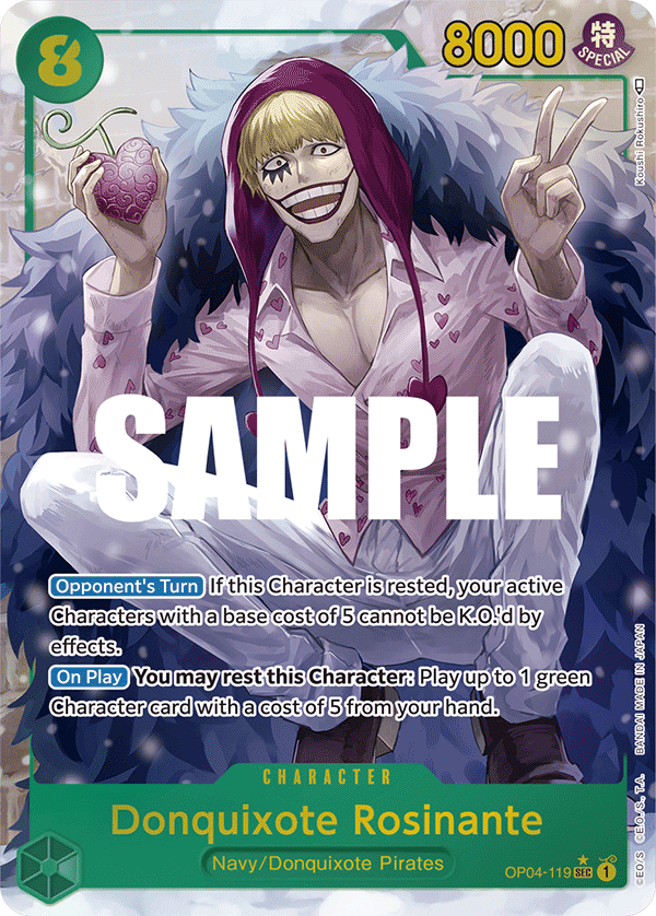 Donquixote Rosinante (Alternate Art) OP04-119