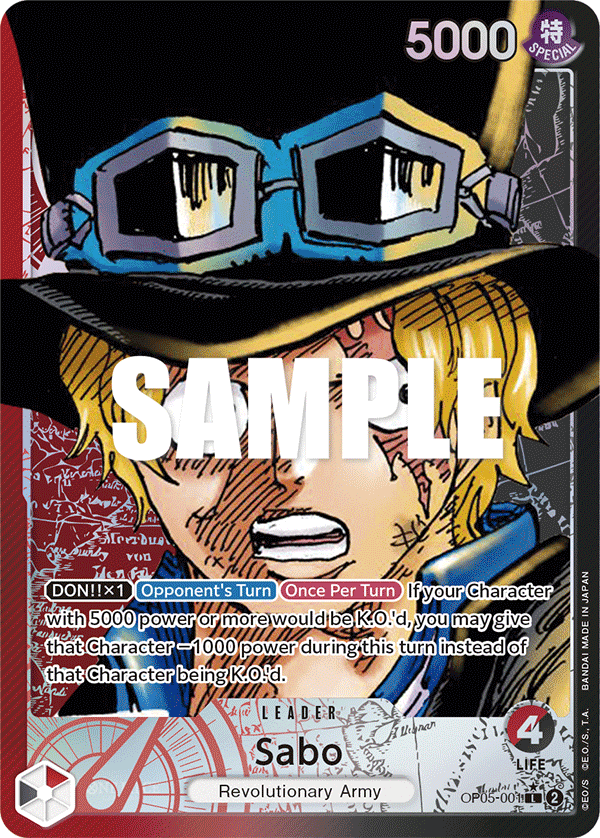Sabo (001) (Alternate Art) OP05-001