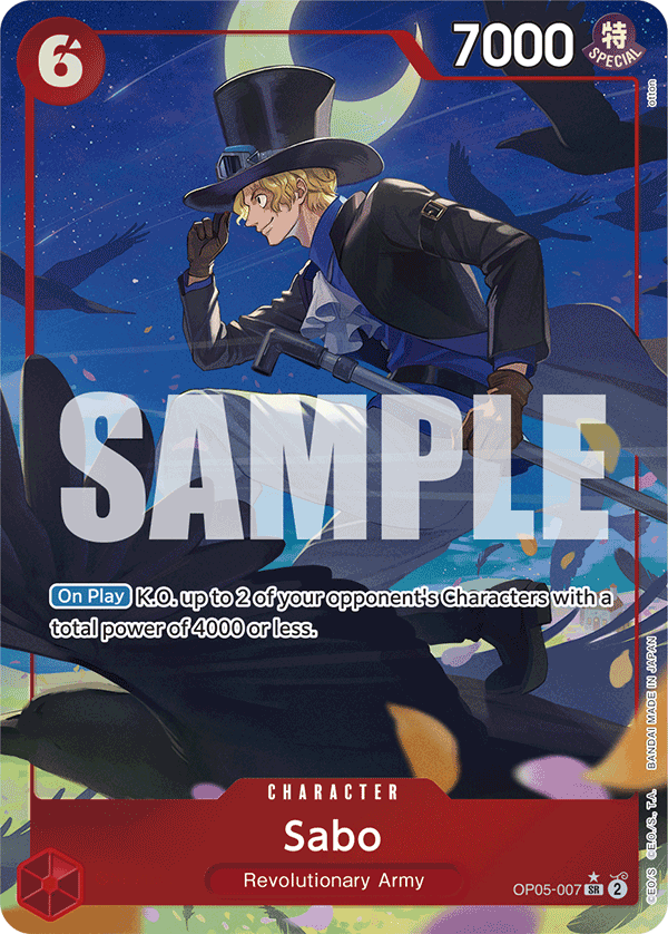 Sabo (OP05-007) (Alternate Art) OP05-007