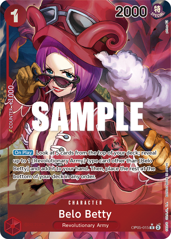 Belo Betty (015) (Alternate Art) OP05-015