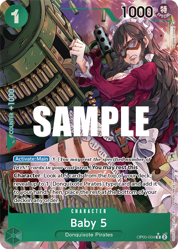 Baby 5 (034) (Alternate Art) OP05-034