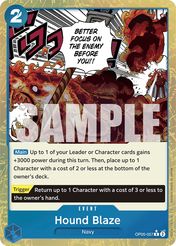 Hound Blaze (Textured Foil) OP05-057