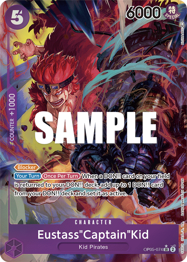 Eustass"Captain"Kid (Alternate Art) OP05-074