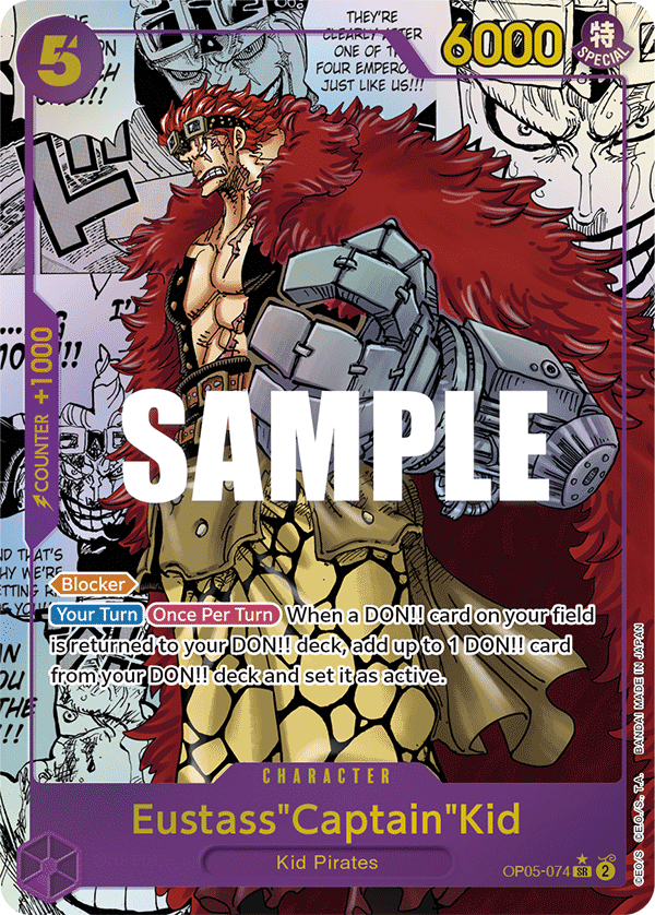 Eustass"Captain"Kid (Alternate Art) (Manga) OP05-074