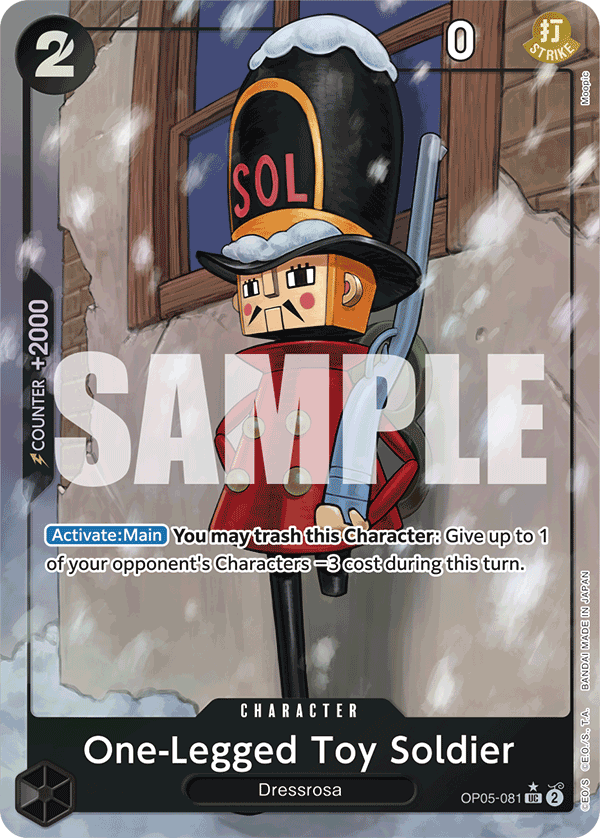 One-Legged Toy Soldier (Full Art) OP05-081