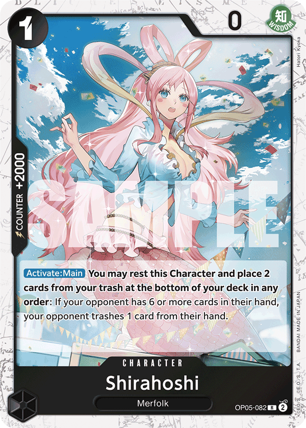 Shirahoshi (OP05-082) (Jolly Roger Foil) OP05-082