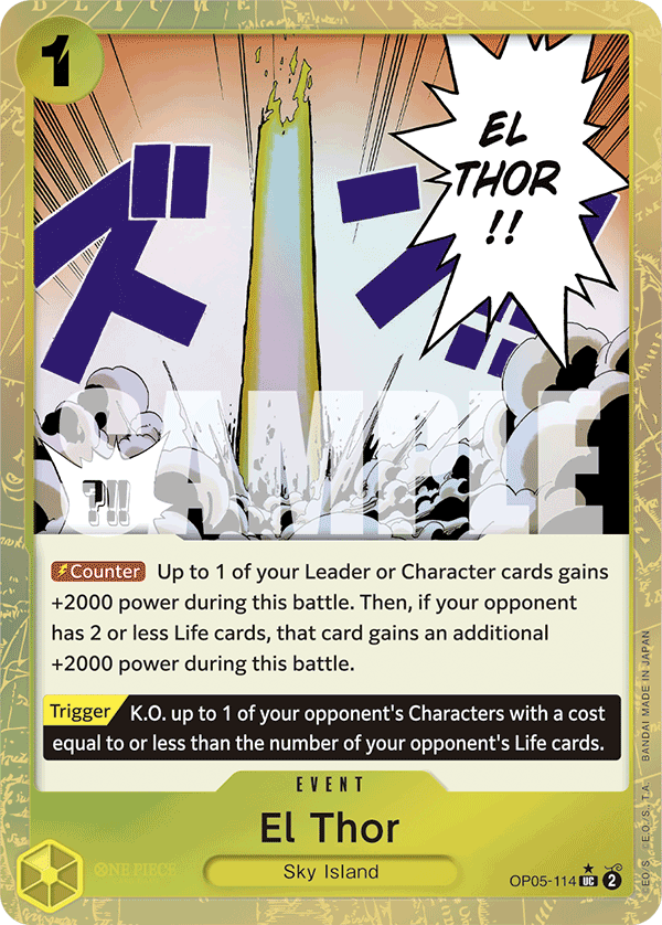 El Thor (Textured Foil) OP05-114