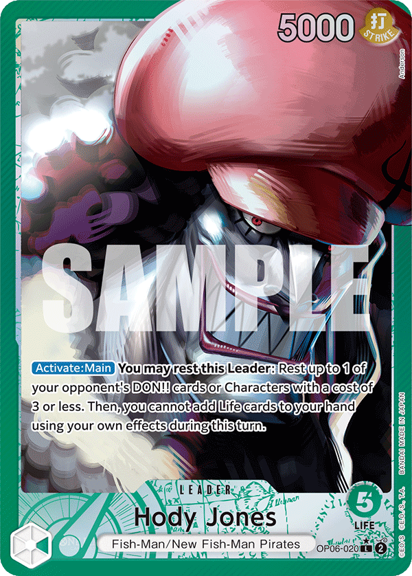 Hody Jones (020) (Alternate Art) OP06-020