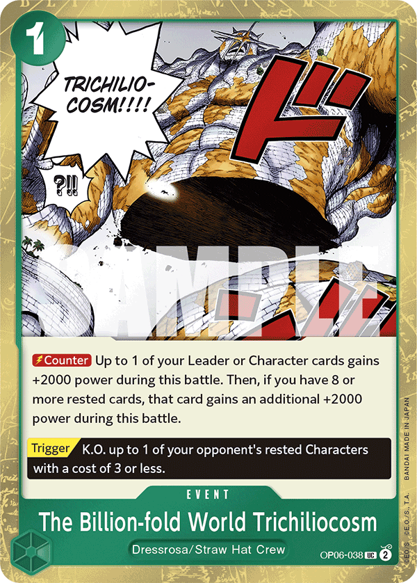 The Billion-fold World Trichiliocosm (Jolly Roger Foil) OP06-038