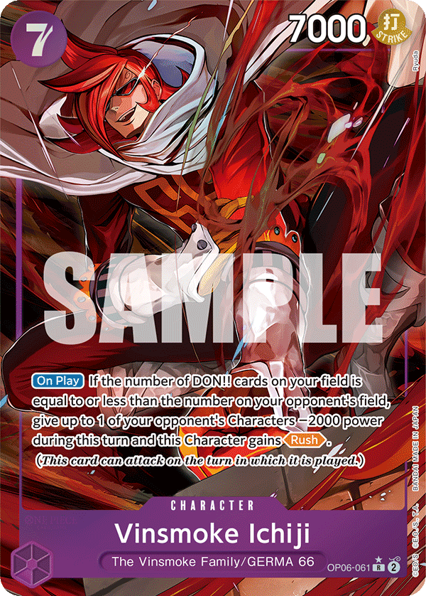 Vinsmoke Ichiji (061) (Alternate Art) OP06-061