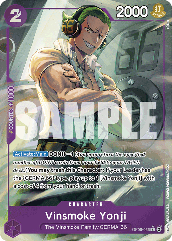 Vinsmoke Yonji (OP06-066) (Full Art) OP06-066