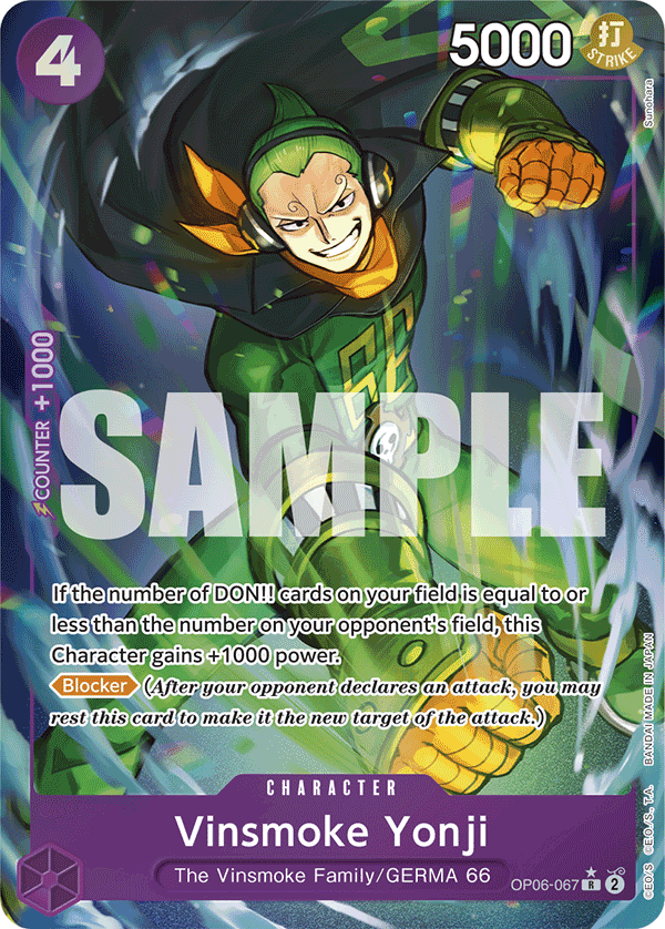 Vinsmoke Yonji (OP06-067) (Full Art) OP06-067