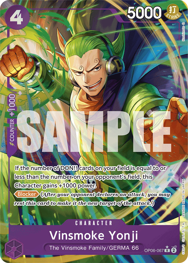 Vinsmoke Yonji (OP06-067) (Alternate Art) OP06-067