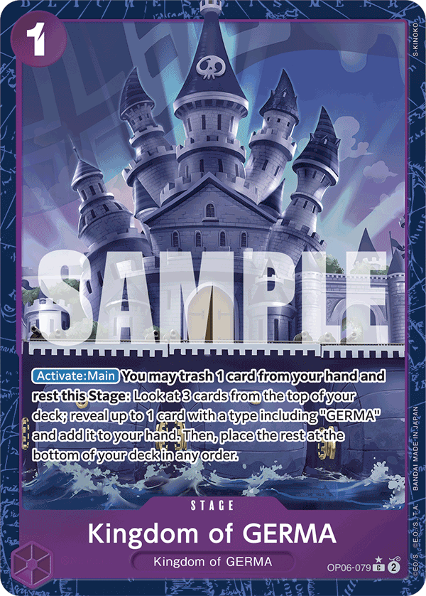 Kingdom of GERMA (Alternate Art) OP06-079