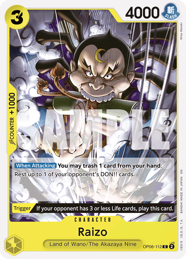 Raizo (Reprint) OP06-112