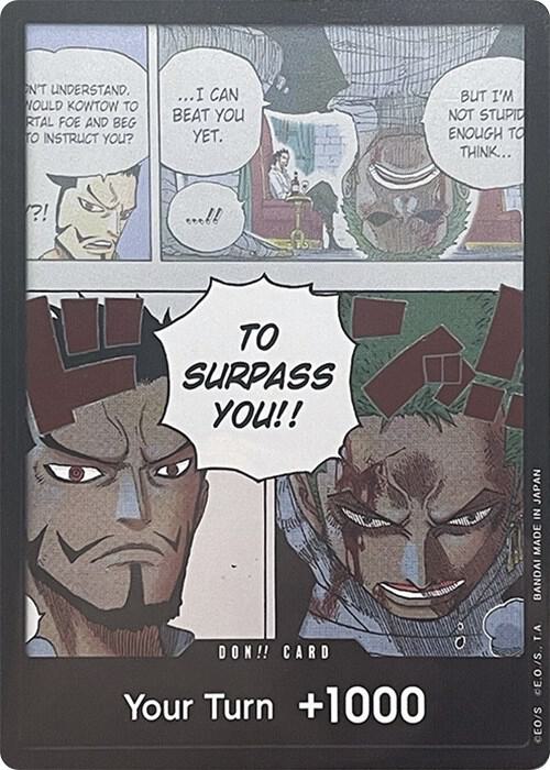 DON!! Card (Mihawk & Zoro) (Double Pack Set Vol. 3) OP06_don_103