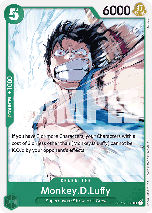Monkey.D.Luffy (Reprint) OP07-033