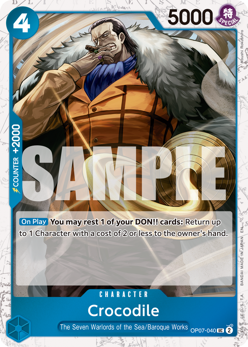 Crocodile - OP07-040 (Pirate Foil) OP07-040