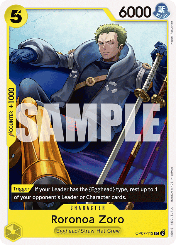 Roronoa Zoro (113) OP07-113