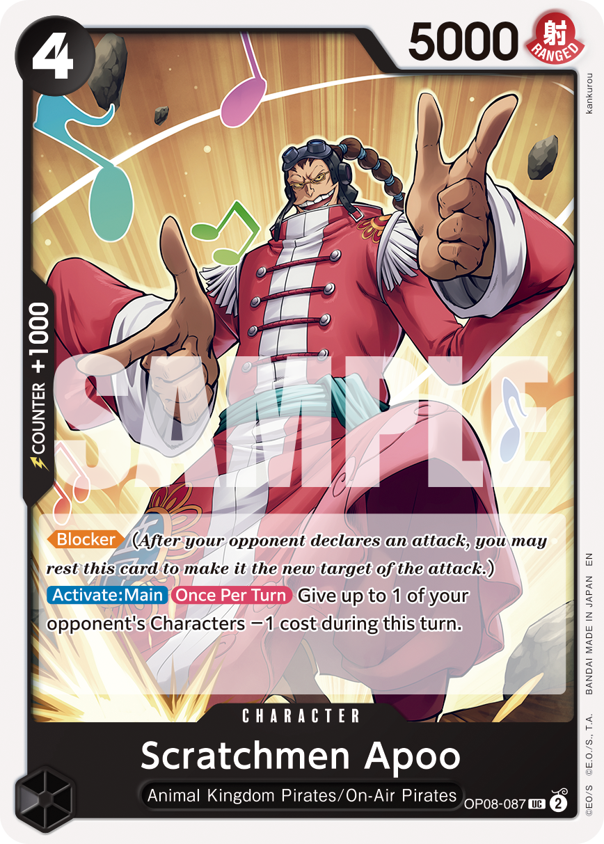 Scratchmen Apoo - OP08-087 (Reprint) OP08-087